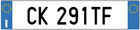 Truck License Plate